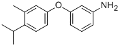 3-(4-ISOPROPYL-3-METHYL-PHENOXY)-PHENYLAMINE Structure