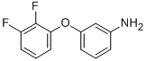 3-(2,3-DIFLUORO-PHENOXY)-PHENYLAMINE,887580-81-6,结构式