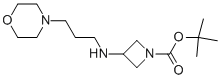 1-BOC-3-(3-MORPHOLIN-4-YL-PROPYLAMINO)-AZETIDINE 结构式
