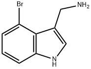 4-BROMO-1H-INDOL-3-METHYLAMINE Struktur