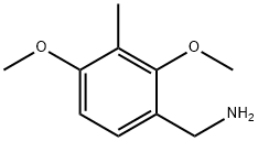 2,4-DIMETHOXY-3-METHYLBENZYLAMINE Structure