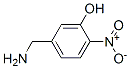 Phenol,  5-(aminomethyl)-2-nitro- Structure