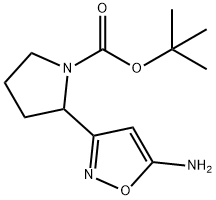 2-(5-AMINO-ISOXAZOL-3-YL)-PYRROLIDINE-1-CARBOXYLIC ACID TERT-BUTYL ESTER|