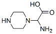 1-Piperazineacetic  acid,  -alpha--amino- Structure