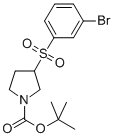 3-(3-BROMO-BENZENESULFONYL)-PYRROLIDINE-1-CARBOXYLIC ACID TERT-BUTYL ESTER|