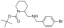 1-BOC-2-[(4-BROMO-BENZYLAMINO)-METHYL]-PIPERIDINE,887587-84-0,结构式