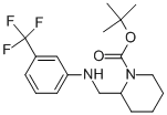 1-BOC-2-[(3-TRIFLUOROMETHYL-PHENYLAMINO)-METHYL]-PIPERIDINE,887588-10-5,结构式
