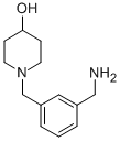 1-(3-AMINOMETHYL-BENZYL)-PIPERIDIN-4-OL 结构式