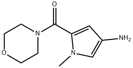 (4-AMINO-1-METHYL-PYRROL-2-YL)-MORPHOLIN-4-YL-METHANONE 结构式