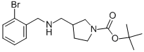 1-BOC-3-[(2-BROMOBENZYL-AMINO)-METHYL]-PYRROLIDINE,887590-78-5,结构式