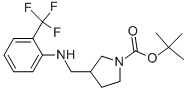 887591-06-2 1-BOC-3-([(2-TRIFLUOROMETHYL-PHENYL)-AMINO]-METHYL)-PYRROLIDINE