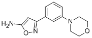 3-(3-MORPHOLIN-4-YL-PHENYL)-ISOXAZOL-5-YLAMINE Struktur