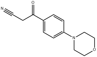3-(4-N-吗啉基苯基)-3-氧代丙腈,887591-40-4,结构式