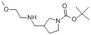 1-BOC-3-[(2-METHOXY-ETHYLAMINO)-METHYL]-PYRROLIDINE,887591-57-3,结构式