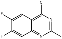 QUINAZOLINE, 4-CHLORO-6,7-DIFLUORO-2-METHYL-|4-氯-6,7-二氟-2-甲基喹唑啉