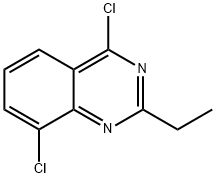 4,8-DICHLORO-2-ETHYL-QUINAZOLINE 化学構造式