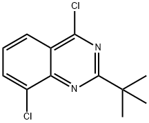 4,8-DICHLORO-2-TERT-BUTYL-QUINAZOLINE 结构式