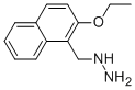 (2-ETHOXY-NAPHTHALEN-1-YLMETHYL)-HYDRAZINE 结构式