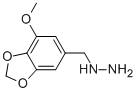 (7-METHOXY-BENZO[1,3]DIOXOL-5-YLMETHYL)-HYDRAZINE Structure