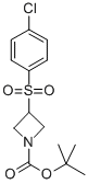 3-(4-CHLORO-BENZENESULFONYL)-AZETIDINE-1-CARBOXYLIC ACID TERT-BUTYL ESTER Struktur