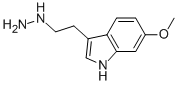 (6-METHOXY-INDOL-3-YLETHYL)-HYDRAZINE Structure