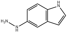 1H-Indole,5-hydrazino-(9CI) Structure