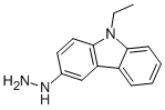 9-ETHYLCARBAZOL-3-YL-HYDRAZINE 结构式