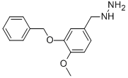 (3-BENZYLOXY-4-METHOXY-BENZYL)-HYDRAZINE,887594-05-0,结构式