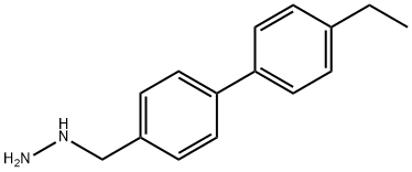 (4'-ETHYL-BIPHENYL-4-YLMETHYL)-HYDRAZINE,887594-26-5,结构式