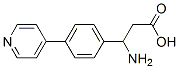 3-AMINO-3-(4-PYRIDIN-4-YL-PHENYL)-PROPIONIC ACID 化学構造式