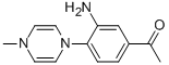 1-[3-AMINO-4-(4-METHYL-4H-PYRAZIN-1-YL)-PHENYL]-ETHANONE 结构式