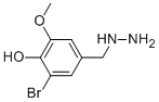 3-BROMO-4-HYDROXY-5-METHOXY-BENZYL-HYDRAZINE Structure