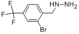 2-BROMO-4-TRIFLUOROMETHYL-BENZYL-HYDRAZINE Structure