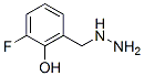Phenol,  2-fluoro-6-(hydrazinylmethyl)- Structure