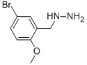 5-BROMO-2-METHOXY-BENZYL-HYDRAZINE 化学構造式