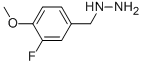 3-FLUORO-4-METHOXY-BENZYL-HYDRAZINE Structure