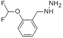 1-([2-(difluoromethoxy)phenyl]methyl)hydrazine 化学構造式