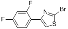 2-BROMO-4-(2,4-DIFLUOROPHENYL)THIAZOLE,887625-50-5,结构式