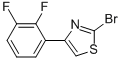 2-BROMO-4-(2,3-DIFLUOROPHENYL)THIAZOLE,887625-55-0,结构式