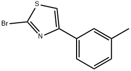 2-BROMO-4-(3-METHYLPHENYL)THIAZOLE Structure