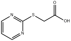 (2-PYRIMIDYLTHIO)ACETIC ACID Structure