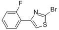 2-BROMO-4-(2-FLUOROPHENYL)THIAZOLE 化学構造式