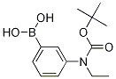 3-{[(tert-Butoxy)carbonyl](ethyl)amino}phenylboronic acid Structure