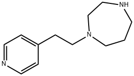 1-[2-(4-吡啶基)乙基]-1,4-二氮杂环庚烷, 887833-52-5, 结构式
