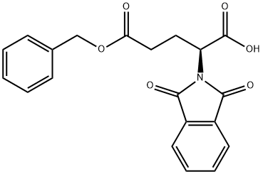 1-BENZYL HYDROGEN (S)-4-PHTHALIMIDOGLUTARATE Structure