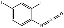 2,4-二氟-1-(苯亚磺酰基氨基)苯 结构式