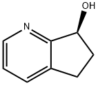 5H-cyclopenta[b]pyridin-7-ol,6,7-dihydro-,(7S)- 化学構造式