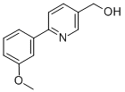 [6-(3-METHOXYPHENYL)PYRIDIN-3-YL]METHANOL Structure
