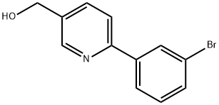 [6-(3-BROMOPHENYL)PYRIDIN-3-YL]METHANOL Struktur