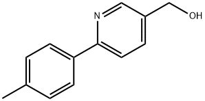 (6-P-TOLYLPYRIDIN-3-YL)METHANOL 化学構造式